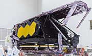The James Webb Space Telescope in the Cleanroom at the Launch Site (51603558336) (cropped)