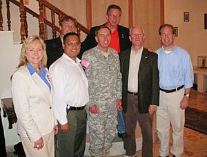 U.S. Rep. Mary Fallin, Keith Ellison, and Jerry McNerney among Congressional Deligate meet with Commander of Multi-National Force – Iraq General David Petraeus