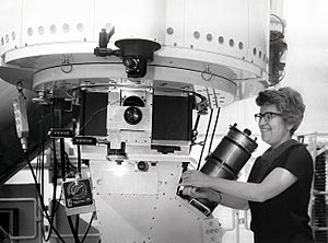 Vera Rubin using Kitt Peak National Observatory's 36-inch telescope