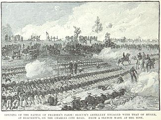 Frayser's Farm artillery engagement