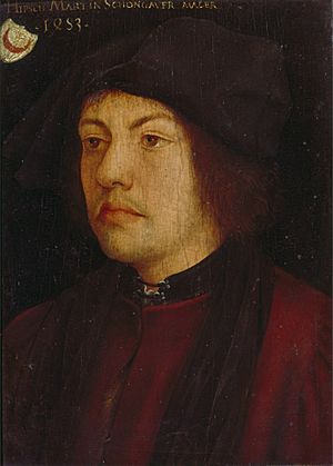 Hans Burgkmair d.Ä. - Bildnis Martin Schongauer (Kopie)