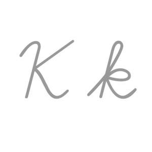 K cursiva