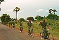 LTTE bike platoon north of Killinochini may 2004
