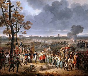 Lecomte - Reddition de Mantoue, le 2 février 1797, le général Wurmser se rend au général Sérurier.jpg