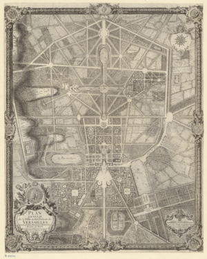 Plan of Versailles by Pierre Lepautre – Gallica 2016