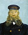 Portrait of the Postman Joseph Roulin (1888) van Gogh DIA