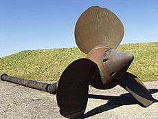Propeller from HMS Hampshire - geograph.org.uk - 118937