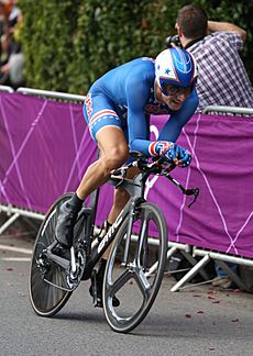 Taylor Phinney, London 2012 Time Trial - Aug 2012