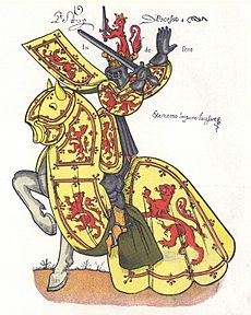 Armorial depiction of the King of Scots