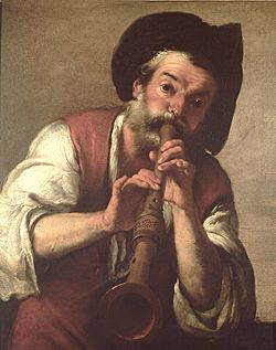 Bernardo Strozzi - The flute player