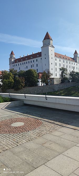 Bratislava Castle (view from the National Council of the Slovak Republic)