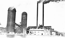 Brooks Scanlon Lumber Company, near Bend, Oregon, showing two burners and a general view of the plant (3466775282)