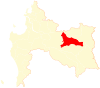 Location of commune in the Bío Bío Region