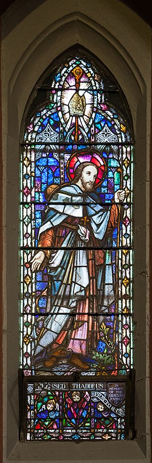 Cork SS Peter and Paul's Church North Aisle Window Blessed Thaddeus 2017 08 25.jpg