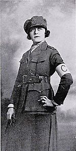 Frances Marion in war uniform