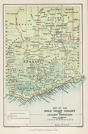 Gold Coast Map 1896