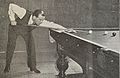 Joe Davis, snooker and English Billiards player, circa 1938
