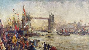 Opening of Tower Bridge 1895