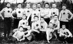 Rugby team of FV Stuttgart in 1894