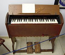 Sunday School Organ in Barratt's Chapel Museum, Frederica, Delaware