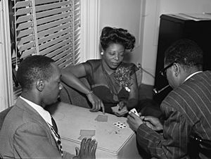 Tadd Dameron, Mary Lou Williams and Dizzy Gillespie. (Gottlieb)
