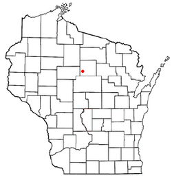 Location of Corning, Wisconsin