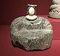 "Bactrian Princess"; late 3rd–early 2nd millennium BC; grey chlorite and calcite; Barbier-Mueller Museum (Geneva, Switzerland) 1