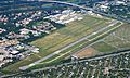 Aerial image of the Mannheim City airport