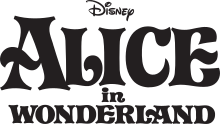 Alice in Wonderland (1951) Logo Black.svg