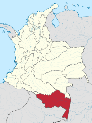 Amazonas shown in red