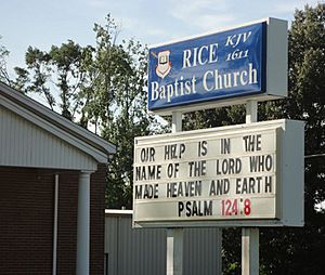 KJV 1611 Rice Baptist Church New Market Alabama 2012-06-13