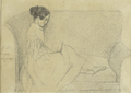 Léopoldine lisant, Adèle Foucher, 1837, dessin, 19,2 x 27 cm , Maison de Victor Hugo, Paris