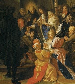 Louis XIV touching the scrofulous (crop)