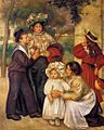 Pierre Auguste Renoir La famille d artiste