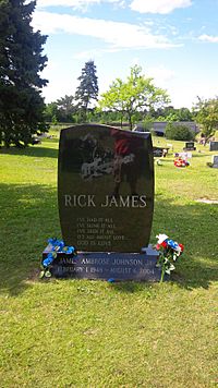 Rick James Grave