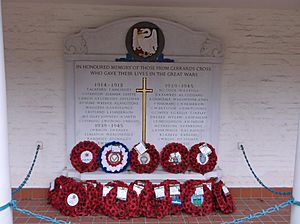 Roll of honour, Gerrards Cross memorial building (05)