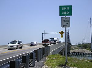 Snake Creek Florida drawbridge