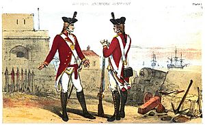 Soldier Artificer Company uniform 1786