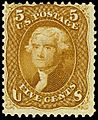 Thomas Jefferson 1861 Issue-5c