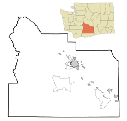 Goose Prairie, Washington is located in Yakima County