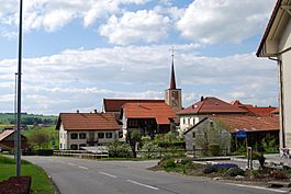 Village center of Orsonnens