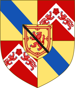 Arms of Francis Stewart, Earl of Bothwell