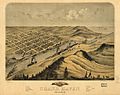 Birds eye view of the city of Grand Haven, Ottawa Co., Michigan 1868. LOC 73693426