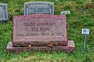 Clyde Tolson, Congressional Cemetery