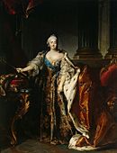 Elizabeth of Russia by Louis Tocque