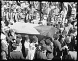 Funeral of King Hussein, Jerusalem, the casket LOC matpc.13451