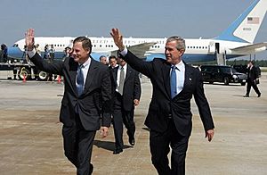 George W. Bush and Richard Burr