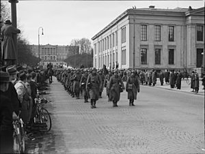German soldiers in Oslo 9 April 1940
