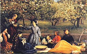 John Everett Millais - Spring (Apple Blossoms)