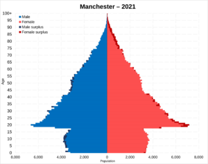 Manchester population pyramid